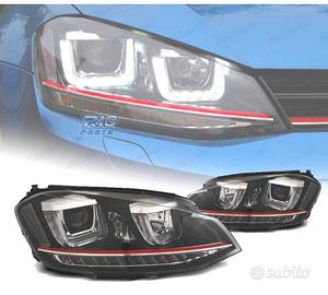 FARI VOLKSWAGEN VW GOLF 7 12-17 U-TYPE DRL DINAMIC