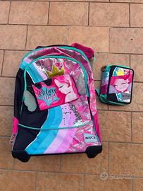 Zaino Trolley GoPop Principessa + astuccio