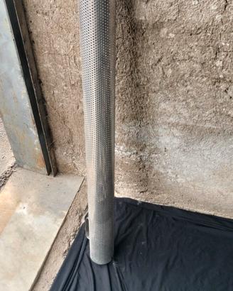 tubo inox forato per svinatura