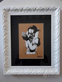 Opera Banksy Originale con cornice