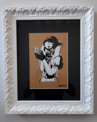 Opera Banksy Originale con cornice