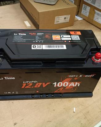 Litime - Batteria al litio LifePO4 100Ah - Camper