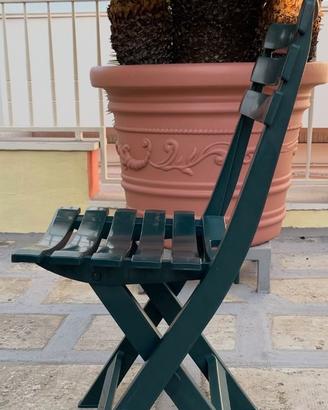 Sedie da giardino Birky 8 pz-Pieghevoli in resina