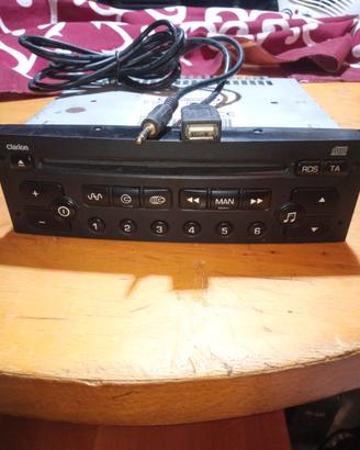 AUTORADIO CLARION ORIGINALE RENAULT/PEUGEOT /CITRO