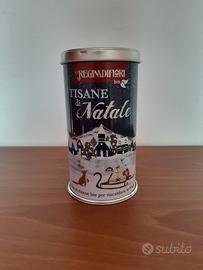 Scatola di latta Tisane di Natale Reginadifiori