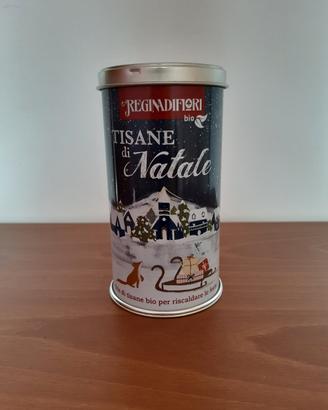 Scatola di latta Tisane di Natale Reginadifiori