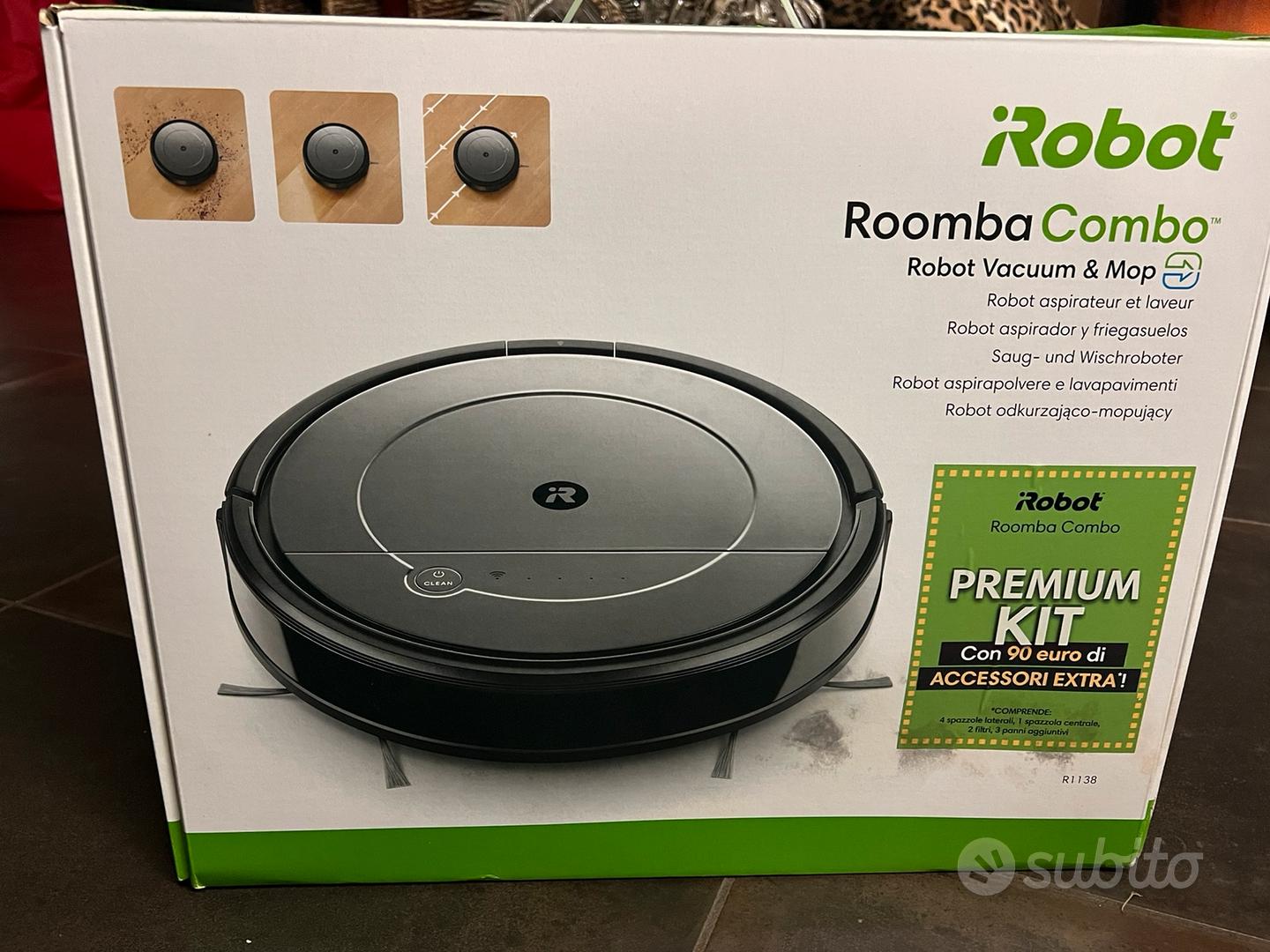 Kit Ricambio IRobot Roomba Combo R111840 R1138 - 10 Pezzi: Spazzola, Filtri, Spazzole Laterali, Panni - Foto 5
