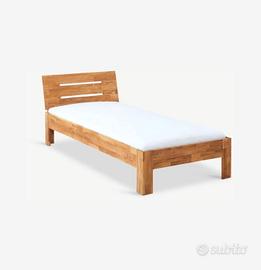 letti singoli in legno