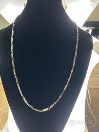 Collana Uomo in acciaio inossidabile. Lunga 55 cm