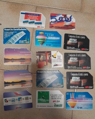 carte telefoniche sip rarissime 