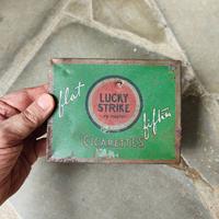 Scatola sigarette tabacco Lucky strike-vintage