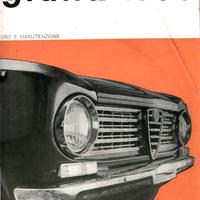 LIBRETTO USO E MANUTENZIONE ALFA GIULIA 1300 1967
