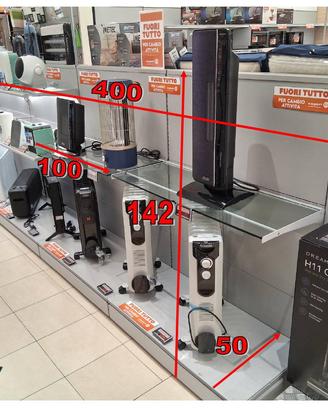 Scaffalatura e mobili usati