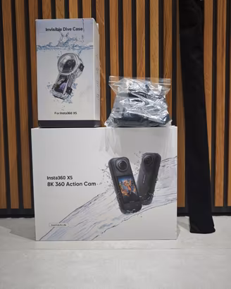 Insta360 X5 Essential Bundle + Asta 3MT + DiveCase