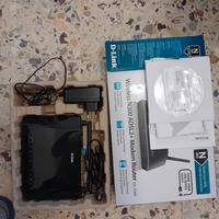 modem router dlink 2750b adsl con 4 porte e 1 usb 