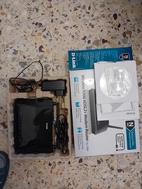 modem router dlink 2750b adsl con 4 porte e 1 usb 