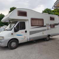 Camper mansardato 7 posti