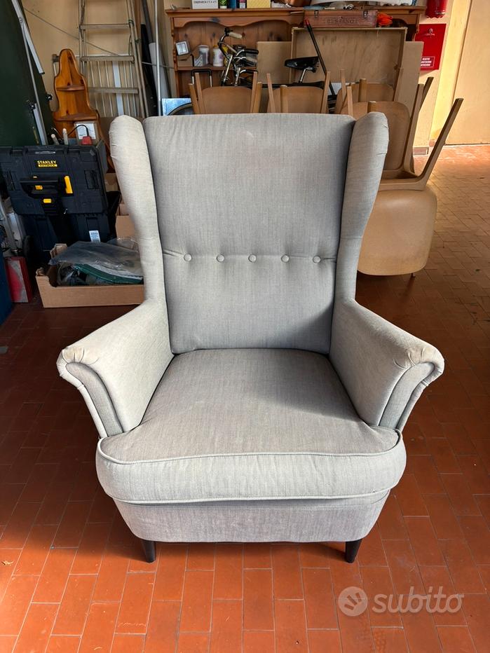 Ikea Strandmon Sedia A Sacco Ikea STRANDMON Poggiapiedi, Grann