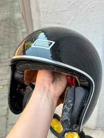 2 caschi Origine vintage + occhiali moto