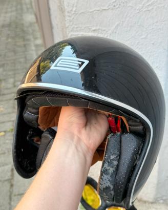 2 caschi Origine vintage + occhiali moto