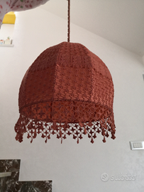 Lampadario vintage produzione artigianale