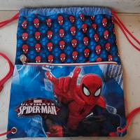 Sacca - zainetto Spiderman per scuola/sport, asilo