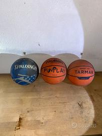 Lotto 3 Palloni da Basket/Spalding, Molten,Tarmak
