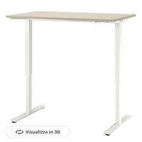 Scrivania regolabile in altezza ikea