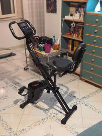 Cyclette pieghevole 4in1 con display LCD -Perfetta