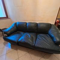 Divano letto in pelle 3 posti - comodo e robusto