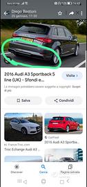 paraurti posteriore Audi