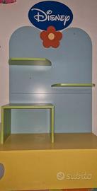 Scaffale Portagiochi in legno Disney