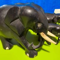 Elefanti ebano vintage