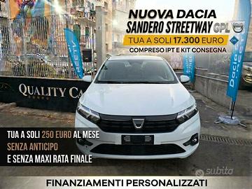 DACIA SANDERO STREETWAY GPL NUOVA A 250 EURO AL ME