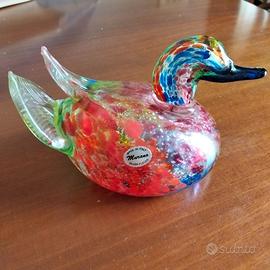 Papera di Murano Rosis lavorazione silver flecks