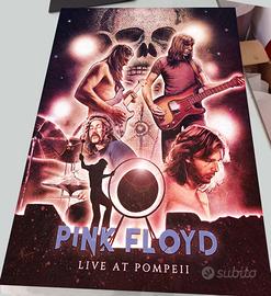 Pink Floyd live at Pompeii poster