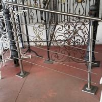 Ringhiera in acciaio per 6 rampe