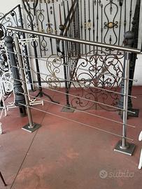 Ringhiera in acciaio per 6 rampe