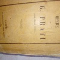 Opere di G. Prati 1860 poesie