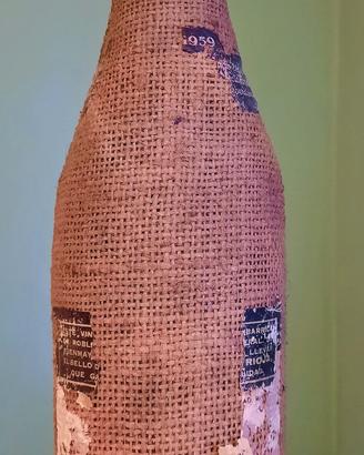 Vino spagnolo  Rioja 1959 con juta