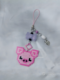 Ciondolo per telefono Maialino