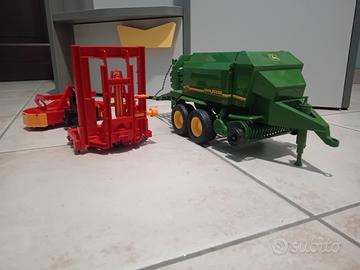 imballatrice forcone e falciatrice Bruder