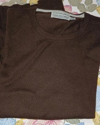 maglia girocollo cotton & Silk