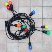 Luci per esterno catena lunghezza 10 metri E27 