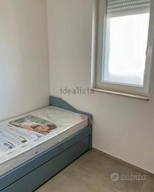 Letto a 2 posti singoli NUOVO + 2 materassi inclus