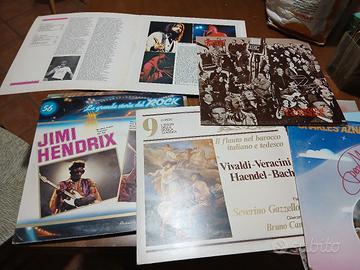 10 dischi in vinile vintage 