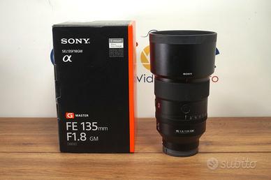 SONY FE 135mm f1.8 G Master (Pari al nuovo)