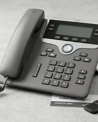 Telefono Fisso VoIP Cisco CP-7841 Business, NUOVO