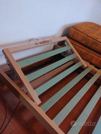 rete singola + materasso  90×200