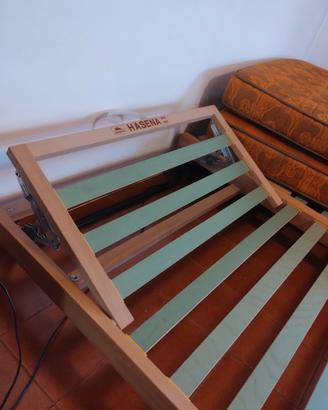 rete singola + materasso  90×200